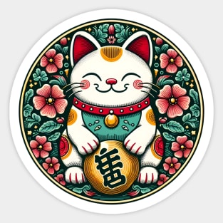 Maneki Neko Sticker